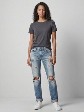 Denim & Supply Ralph Lauren Vintage Blue Distressed Jeans